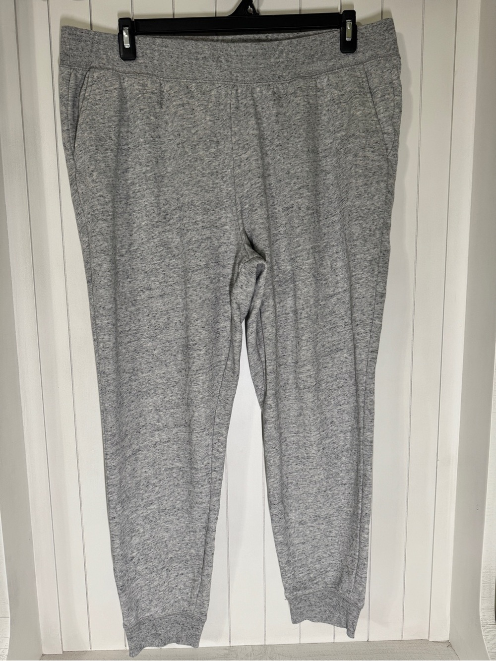 Old Navy Light Gray Heather Jogger Pants